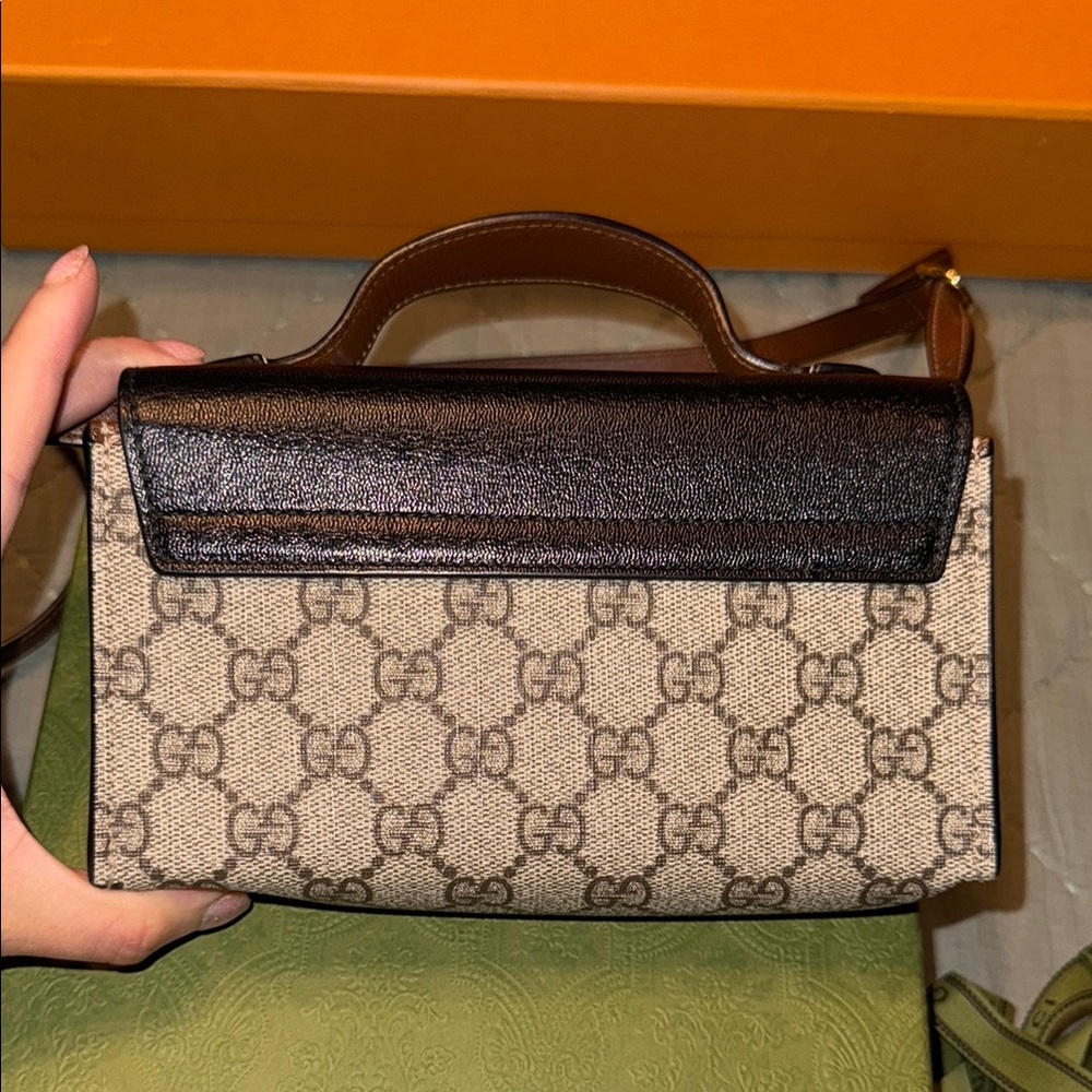 Gucci Black and Brown Women's Bag - Picture 3 of 8